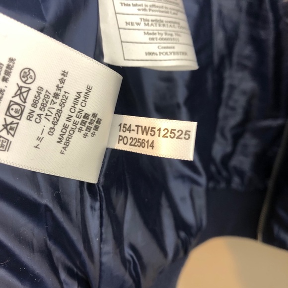 TOMMY BAHAMA Knit Raglan Sleeve Puffer Jacket Navy Blue - Picture 12 of 14